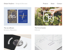 Tablet Screenshot of delanemeadows.com